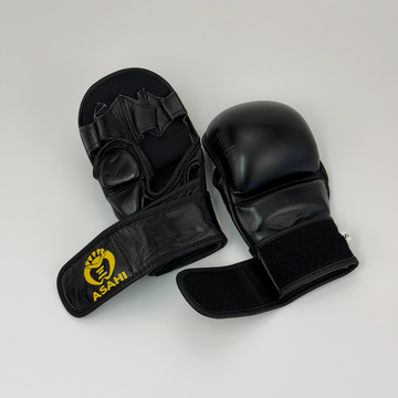 Asahi Leather 6oz Hybrid MMA Gloves
