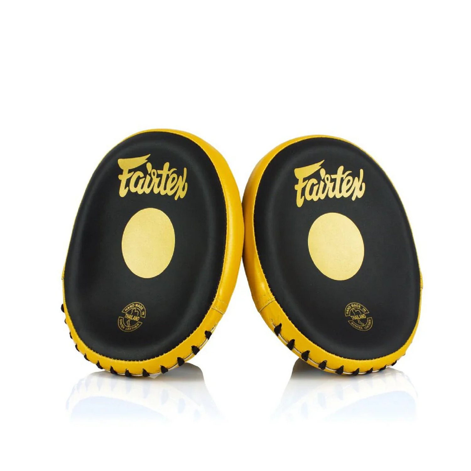 Fairtex FMV15 Speed & Accuracy Focus Mitts – Black/Gold