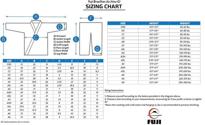 Fuji student BJJ Gi
