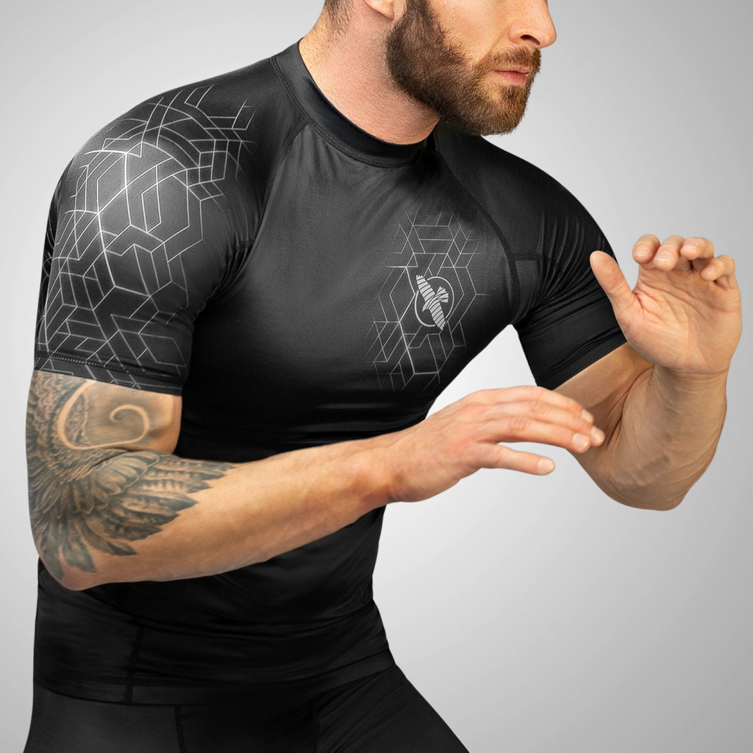 Hayabusa Geo Rash Guard Short Sleeve