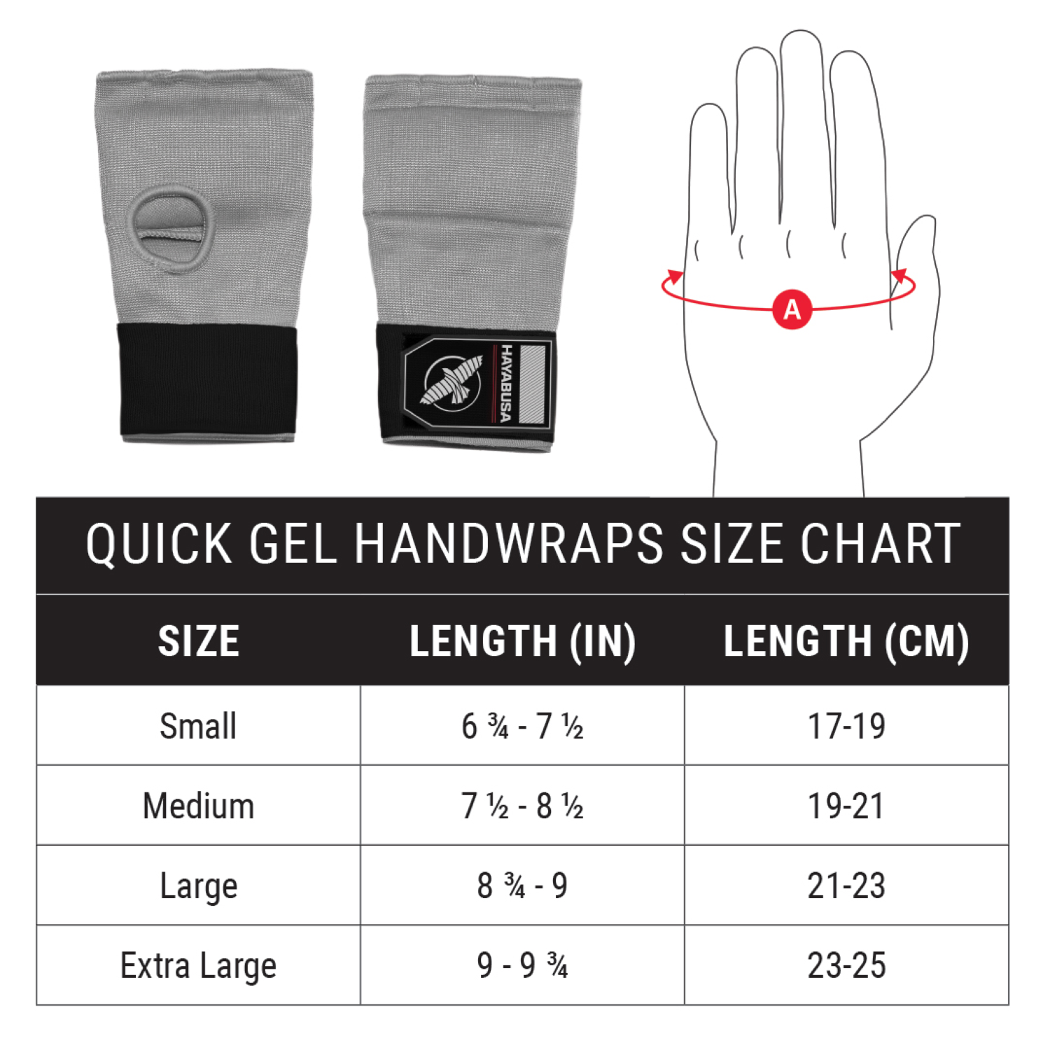 Hayabusa Quick Gel Hand Wraps