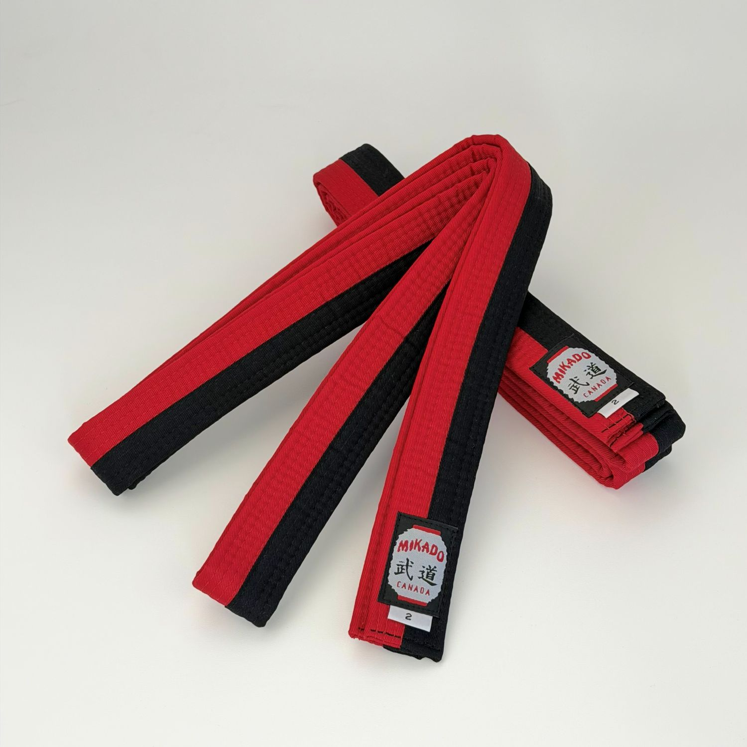 Karate/Judo Belts Half&Half Colours