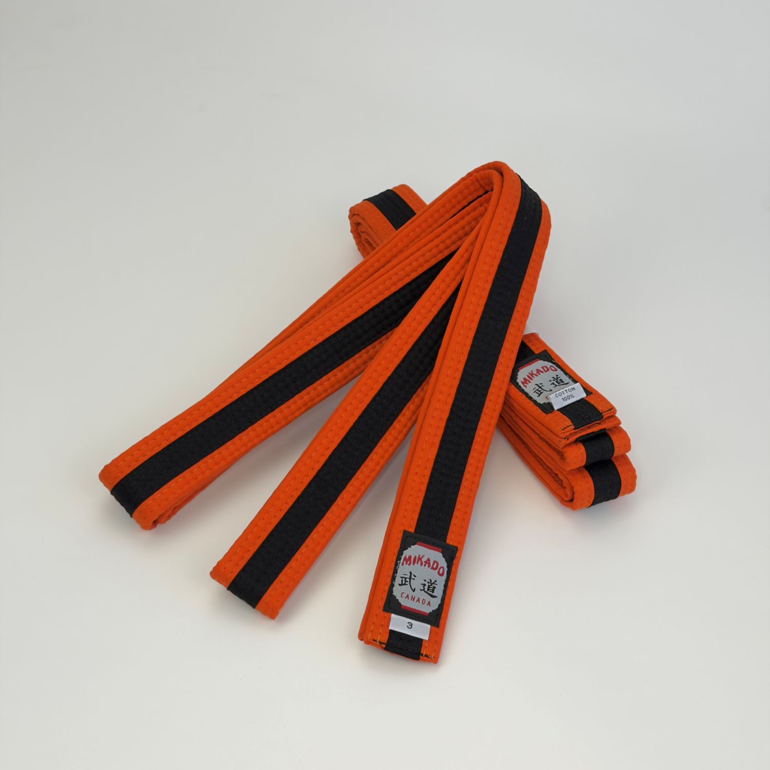 Karate/Judo Belts with Stripe