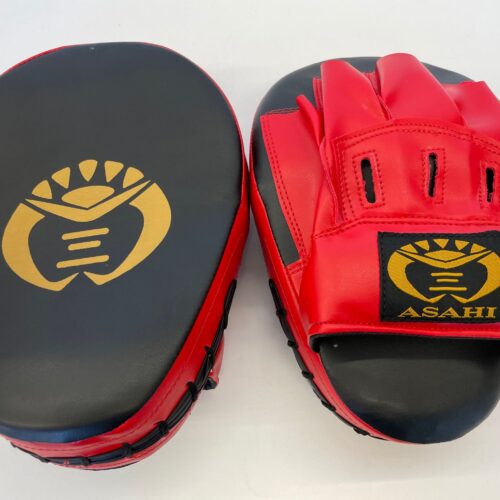 Asahi Vinyl Curved Focus Mitts (small size)