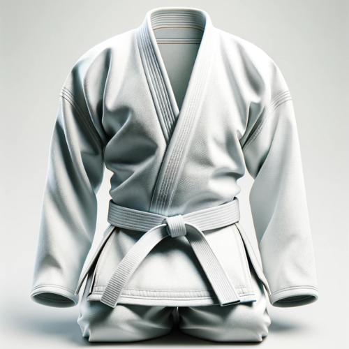 Karate Uniform (Gi) Lightweight poly/cotton (Red logo)
